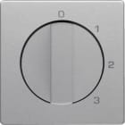 HAGER BOCCHIOTTI - Pezzo c.le con manopola x commutatore a 3 vie, con posizione 0, Q.x alluminio 1096608400