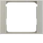 HAGER BOCCHIOTTI - Anello intermedio x mascherina c.le  Berker K.5 acciaio inox opaco, verniciato 11087004