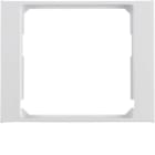 HAGER BOCCHIOTTI - Anello intermedio per mascherina centrale Berker K.1 bianco polare lucido 11087009