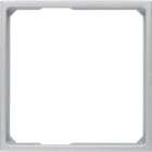 HAGER BOCCHIOTTI - Anello adattatore x pezzo centrale 50 x 50 mm Berker B.7 alu opaco, verniciato