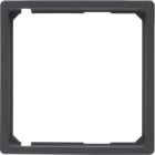 HAGER BOCCHIOTTI - Anello intermedio per mascherina centrale Q.1/Q.3 antracite velluto, verniciato