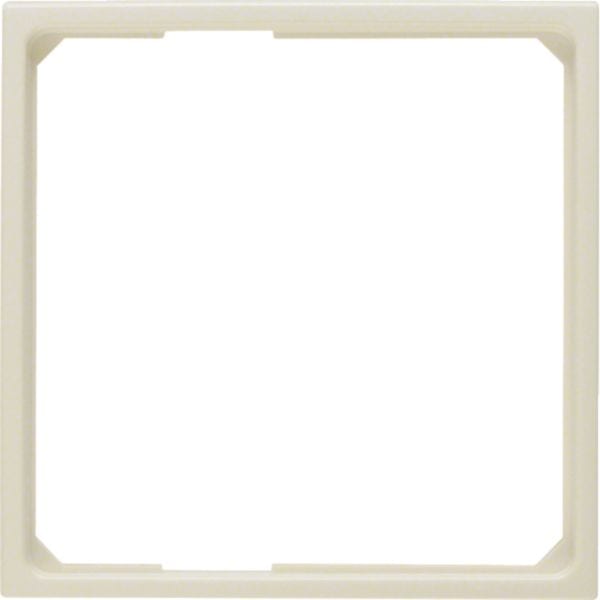 HAGER BOCCHIOTTI - Anello adattatore per pezzo centrale 50 x 50 mm Berker S.1 bianco lucido 11099082