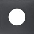 HAGER BOCCHIOTTI - Pezzo centrale per pulsante/spia luminosa E10 Berker B.3/B.7 antracite opaco 11241606