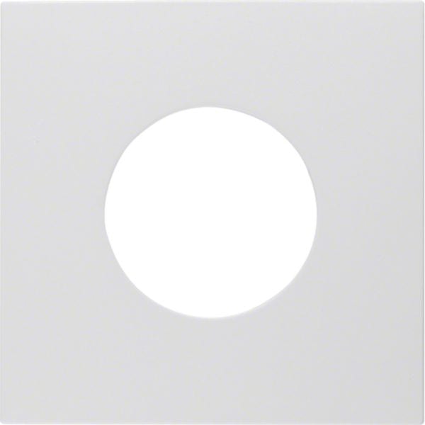 HAGER BOCCHIOTTI - Pezzo c.le  x pulsante/spia luminosa E10 Berker S.1/B.3/B.7 bianco polare opaco 11241909