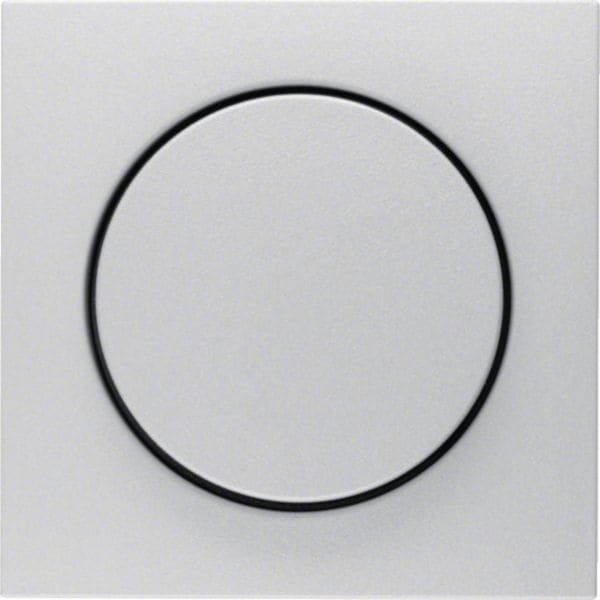 HAGER BOCCHIOTTI - Pezzo c.le x dimmer a manopola/potenziometro a rotaz. Serie B.7 alu opaco, vern. 11371404