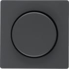 HAGER BOCCHIOTTI - Pezzo c.le x dimmer manopola/potenz. a rotaz. Serie Q.1/Q.3 antrac.vellut vern.
