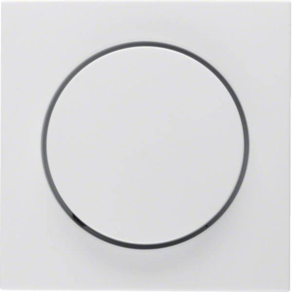 HAGER BOCCHIOTTI - Pezzo c.le x dimmer manopola/potenz. a rotaz. Serie S.1/B.3/B.7 bianco pol. luc.