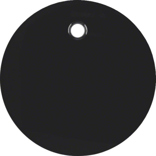 HAGER BOCCHIOTTI - Pezzo centrale per interruttore/pulsante a tirante Berker R.1/R.3 nero lucido 11462045