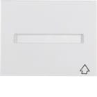 HAGER BOCCHIOTTI - Anello intermedio + coperch x masch./pezzo c.le 50 x 50 mm K.1 bianco pol. Luc. 11547109