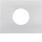 HAGER BOCCHIOTTI - Pezzo centrale per pulsante/spia luminosa E10 Berker K.5 alu opaco, verniciato 11657003