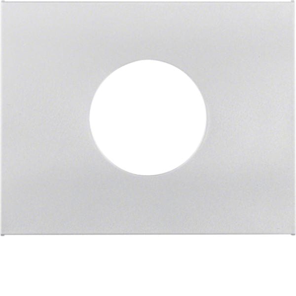 HAGER BOCCHIOTTI - Pezzo centrale per pulsante/spia luminosa E10 Berker K.5 alu opaco, verniciato