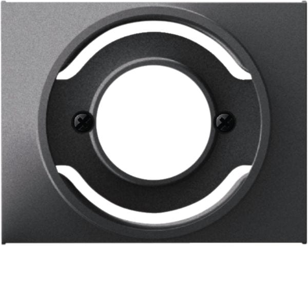 HAGER BOCCHIOTTI - Pezzo centrale per spia luminosa E14 Berker K.1 antracite opaco, verniciato 11677006