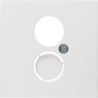 HAGER BOCCHIOTTI - Pezzo centrale x presa x altoparlanti Berker S.1/B.3/B.7 bianco polare lucido 11968989