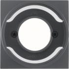 HAGER BOCCHIOTTI - Pezzo centrale per spia luminosa E14 Berker B.3/B.7 antracite opaco 11981606