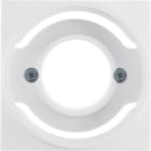 HAGER BOCCHIOTTI - Pezzo centrale per spia luminosa E14 Berker S.1/B.3/B.7?bianco polare opaco