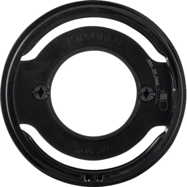 HAGER BOCCHIOTTI - Pezzo centrale per spia luminosa E14 Berker R.1/R.3 nero lucido