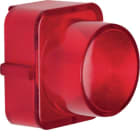 HAGER BOCCHIOTTI - Calotta x Puls./spia luminosa E10 Serie 1930/Glas/R.classic rosso, trasparente 1222