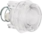 HAGER BOCCHIOTTI - Pulsante per base pulsante/spia luminosa E10 chiaro, trasparente 10 A