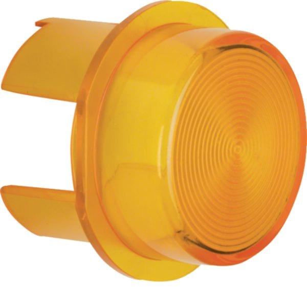 HAGER BOCCHIOTTI - Calotta per pulsante/spia luminosa E10 giallo, trasparente