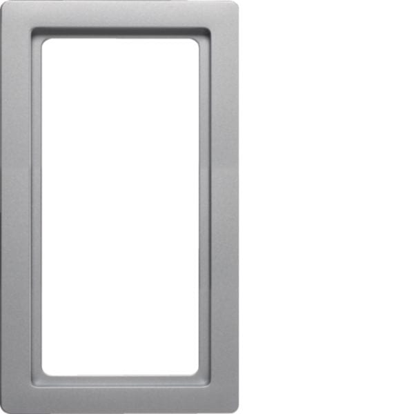 HAGER BOCCHIOTTI - Cornice con finestra grande Berker Q.1 alu velluto, verniciato