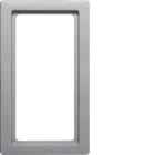 HAGER BOCCHIOTTI - Cornice con finestra grande Berker Q.1 alu velluto, verniciato