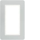 HAGER BOCCHIOTTI - Cornice con finestra grande Berker Q.7 alluminio velluto, verniciato 13096184