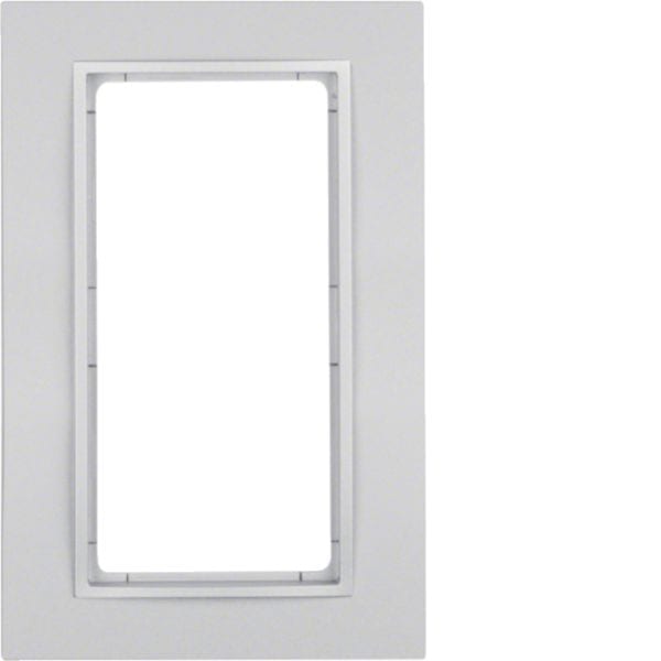 HAGER BOCCHIOTTI - Cornice con finestra grande Berker B.7 alu opaco, erniciato