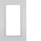 HAGER BOCCHIOTTI - Cornice con finestra grande Berker B.7 alu opaco, erniciato