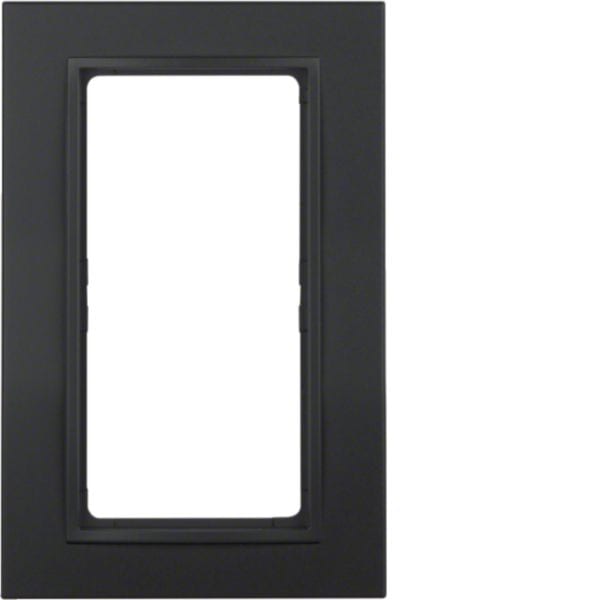 HAGER BOCCHIOTTI - Cornice con finestra grande Berker B.7 antracite opaco, verniciato