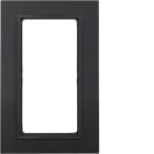 HAGER BOCCHIOTTI - Cornice con finestra grande Berker B.7 antracite opaco, verniciato