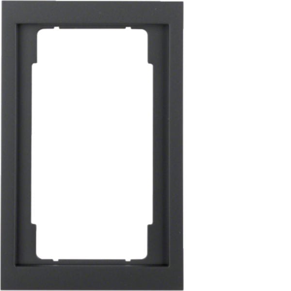 HAGER BOCCHIOTTI - Cornice singola Berker K.1 bianco polare lucido 13097006