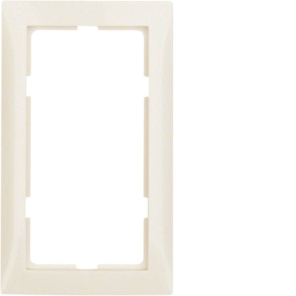 HAGER BOCCHIOTTI - Cornice con finestra grande Berker S.1 bianco lucido