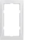HAGER BOCCHIOTTI - Cornice con finestra grande Berker S.1 bianco polare lucido