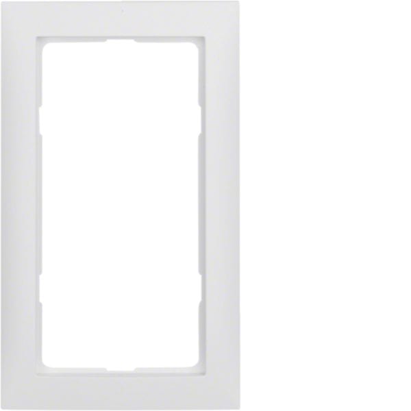 HAGER BOCCHIOTTI - Cornice con finestra grande Berker S.1 bianco polare opaco 13099909