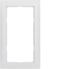 HAGER BOCCHIOTTI - Cornice con finestra grande Berker S.1 bianco polare opaco