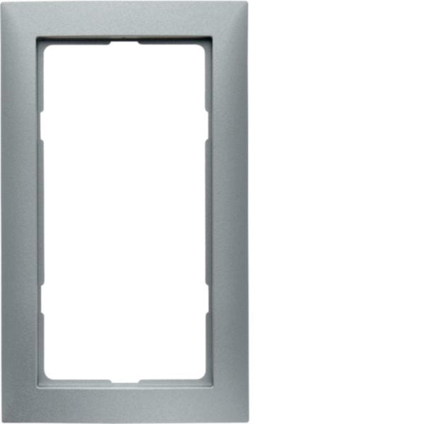 HAGER BOCCHIOTTI - Cornice con finestra grande Berker S.1 alu opaco