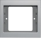 HAGER BOCCHIOTTI - Cornice singola Berker K.5 alu, alluminio anodizzato