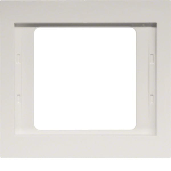 HAGER BOCCHIOTTI - Cornice singola Berker K.1 bianco polare lucido