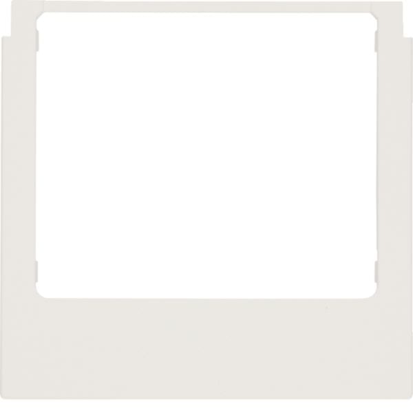 HAGER BOCCHIOTTI - Cornice design angolare accessorio bianco polare opaco