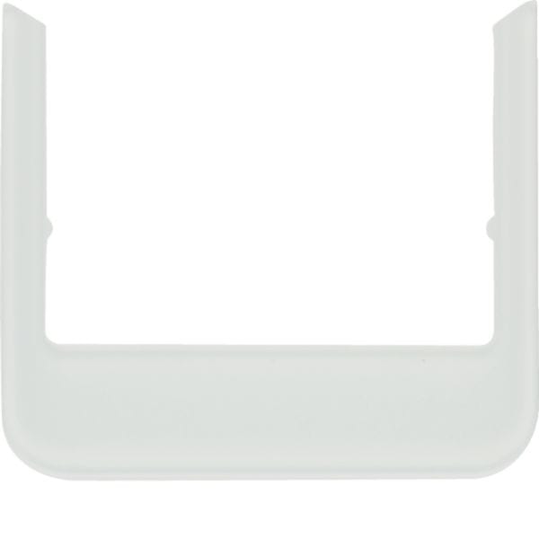 HAGER BOCCHIOTTI - Cornice design rotonda accessorio vetro bianco polare