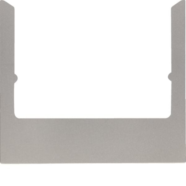 HAGER BOCCHIOTTI - Cornice design angolare accessorio acciaio inox, metallo opaco 13192204
