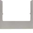 HAGER BOCCHIOTTI - Cornice design angolare accessorio acciaio inox, metallo opaco