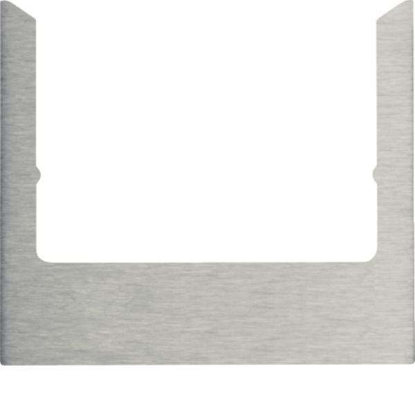 HAGER BOCCHIOTTI - Cornice design angolare accessorio acciaio inox, metallo spazzolato