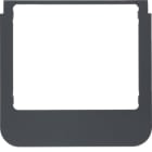 HAGER BOCCHIOTTI - Cornice design rotonda accessorio?antracite opaco 13196086