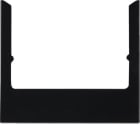 HAGER BOCCHIOTTI - Cornice design angolare accessorio vetro nero