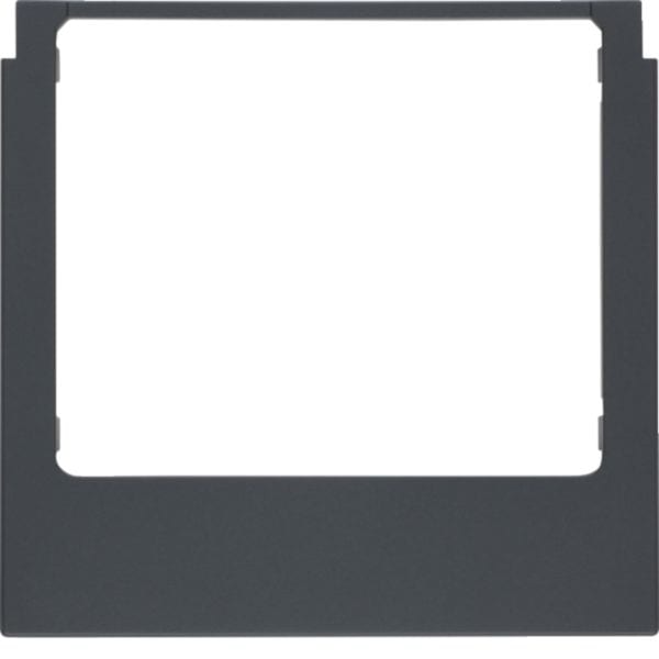 HAGER BOCCHIOTTI - Cornice design angolare accessorio antracite opaco