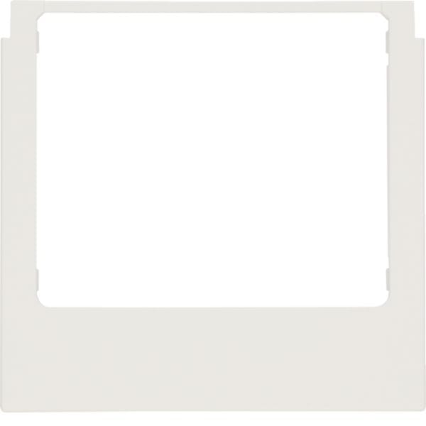 HAGER BOCCHIOTTI - Cornice design angolare accessorio bianco polare lucido 13197009