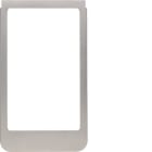 HAGER BOCCHIOTTI - Cornice design rotonda, versione grande accessorio acciaio inox, metallo opaco