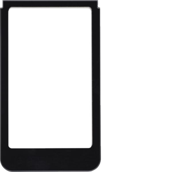 HAGER BOCCHIOTTI - Cornice design rotonda, versione grande accessorio vetro nero 13202116