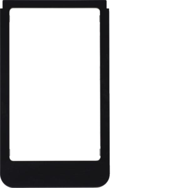 HAGER BOCCHIOTTI - Cornice design rotonda, versione grande accessorio nero lucido 13202145